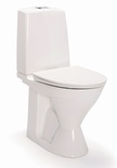 IDO Glow 62 lattia-WC, korkea malli, piiloviemäri-s-lukko, kiinnitysrei'illä