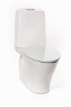 IDO Glow 64 lattia-WC, Design-malli, p-lukko, ilman kiinnitysreikiä